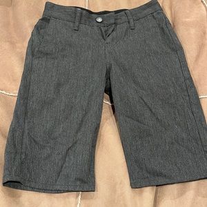 EUC. Almost new. Volcom boys dark grey shorts